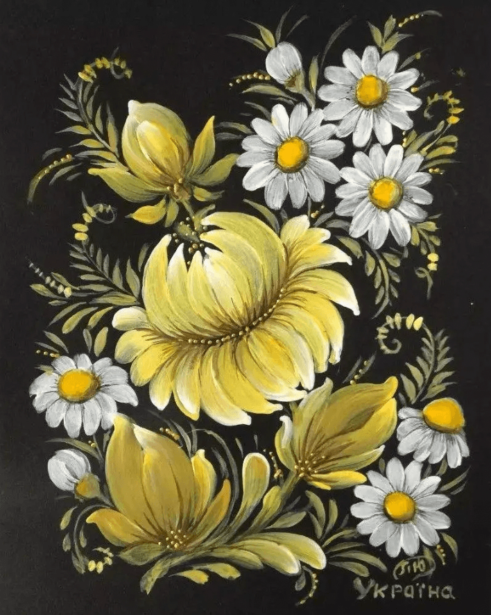 Зображення до Петриківський розпис 🎨