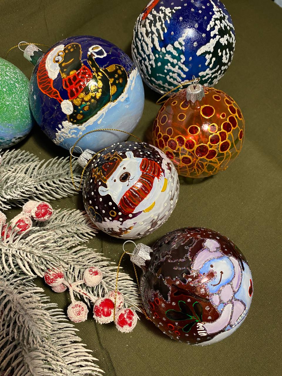 фото заходу Вітражний розпис ялинкових іграшок 🎄